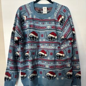 Stitch Christmas sweater with working lights